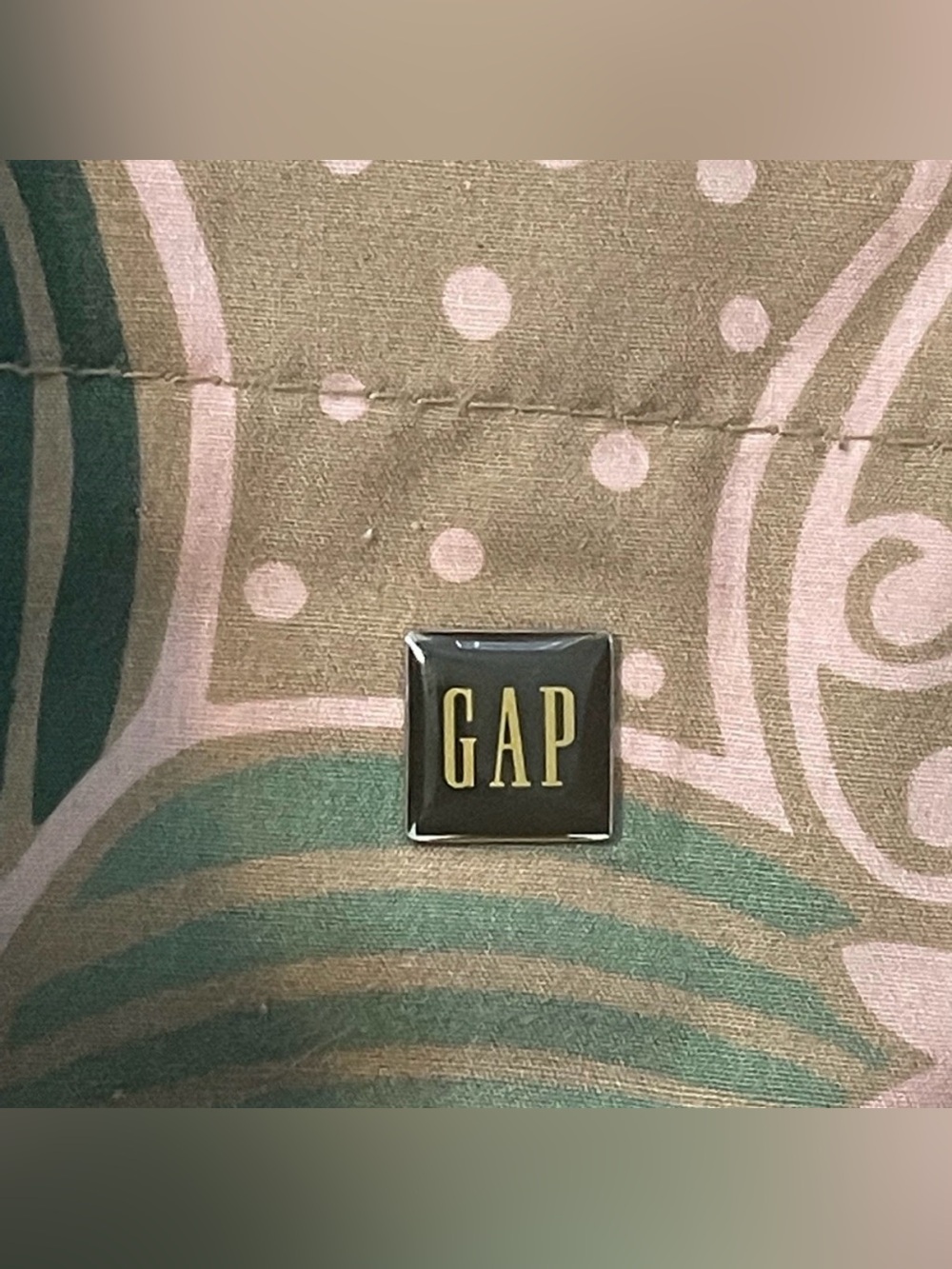 Vintage Gap Y2K denim light green bag gorpcore - Picture 4 of 10